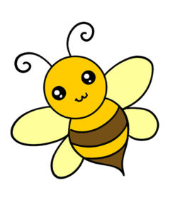 آموزش نقاشی زنبور
